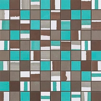 Мозаика Dwell Turquoise Mosaico Mix 30.5x30.5